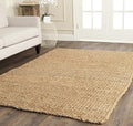 SAFAVIEH Natural Fiber Collection Accent Rug - 3' x 5', Natural, Handmade Farmhouse Jute, Ideal for High Traffic Areas in Entryway, Living Room, Bedroom (NF732A)