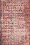 Loloi Loren Collection LQ-05 Eggplant/Crimson 7'-6" x 9'-6" Area Rug
