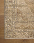Loloi Amber Lewis Cambria Collection CBR-03 Taupe/Antique Bronze 7'-6" x 9'-6" Area Rug Jute, Neutral, Vintage Style, Antique Tone, Living, Bedroom, Dining, Carpet