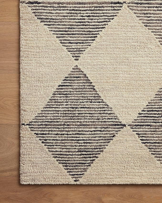 Loloi Chris Loves Julia Francis Collection FRA-01 Beige/Charcoal 9'-3" x 13' Area Rug