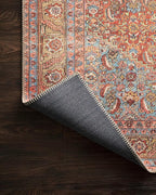 Loloi Loren Collection LQ-06 Red/Multi 2'-6" x 7'-6" Runner Rug