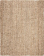 SAFAVIEH Area Rug 10x14 - Natural Fiber Collection - Large - Natural Brown, Handmade Jute, Farmhouse Style, Chunky Textured Thick Pile (NF447A)