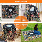 Woven Throw Blanket Moon Plant Boho Chic Decor Reversible Cute Cotton Boho Throw Blanket Witchy Throws Blankets with Tassels Moonlit Garden Blankets Bohemian Room Decor Luxury Christmas Throws 51”x59”