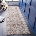 SAFAVIEH Vintage Hamadan Collection Runner Rug - 2'3" x 10', Brown & Ivory, Traditional Persian Design, Non-Shedding & Easy to Clean, Ideal for Hallway, Foyer, Entryway, Bedroom (VTH211T)