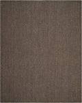 SAFAVIEH Area Rug 8x10 - Natural Fiber Collection - Large - Brown, Handmade Jute, Farmhouse Style, Chunky Textured Thick Pile (NF447D)