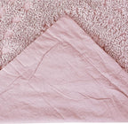 Better Trends Rio Collection is Super Soft and Light Weight in Floral Design 100% Cotton Tufted Unique Luxurious Machine Washable Tumble Dry, Euro Sham, Pink