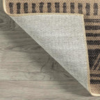 nuLOOM 5' x 8' Easy-Jute Area Rug, Machine Washable, Non-Slip, for Living Room Bedroom Kids Room Nursery Home Decor, Anisa Natural