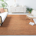 SAFAVIEH Area Rug 8x10 - Natural Fiber Collection - Large - Gold, Handmade Jute, Braided Woven Design, Ideal for Living Room, Bedroom, Dining Space (NF212E)