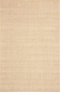 Martha Stewart x SAFAVIEH Area Rug Collection - 2'4" x 4', Beige & Ivory, Sisal & Jute, Farmhouse Style, Ideal for Living Room, Bedroom, Office, Accent Space (MSR9501C)
