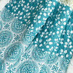 Lush Decor Bohemian Stripe Sherpa Throw Blanket, 50" W x 60" L, Blue & Green - Bold Colorful Boho Stripe Design - Quilted Print - Soft Sherpa Blanket For Bed, Couch, Or Chair