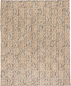 Dash and Albert Auricula Handwoven Jute Rug, 8 X 10 Feet, Black/Neutral Geometric Pattern - Premium Luxury Hotel Quality Soft Breathable Hypoallergenic Machine Washable Easy Care All Season