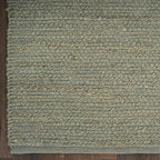 Nourison Home Natural Jute Sage 4' x 6' Area Rug - Easy Clean, Non Shedding, Bed Room, Living Room, Dining Room, Kitchen (4' x 6')