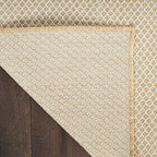 Nourison Home Courtyard Natural 2' x 6' Area Rug - Easy Clean, Non Shedding, Bed Room, Living Room, Dining Room, Kitchen (6' Runner)