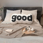 Johnear Headboard Pillow White Plush Reading Back Support for Bed Sitting Up Adult Daybed Sofa College Dorm Bed Headboard Backrest Cushion Bolster Throw Body Pillow Twin