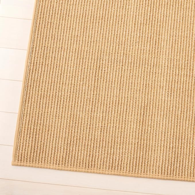 Martha Stewart x SAFAVIEH Area Rug Collection - 2'3" x 12' Runner, Natural Brown, Sisal & Jute, Farmhouse Style, Ideal for Living Room, Foyer, Bedroom, Hallway (MSR9501A)