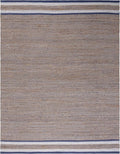 SAFAVIEH Area Rug 8x10 - Natural Fiber Collection - Large - Natural & Navy, Handmade Jute, Boho Farmhouse Style, Ideal for Living Room, Bedroom, Dining Space (NF874N)