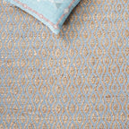 SAFAVIEH Cape Cod Collection 6' x 9' Silver / Natural CAP821J Handmade Flatweave Jute Area Rug