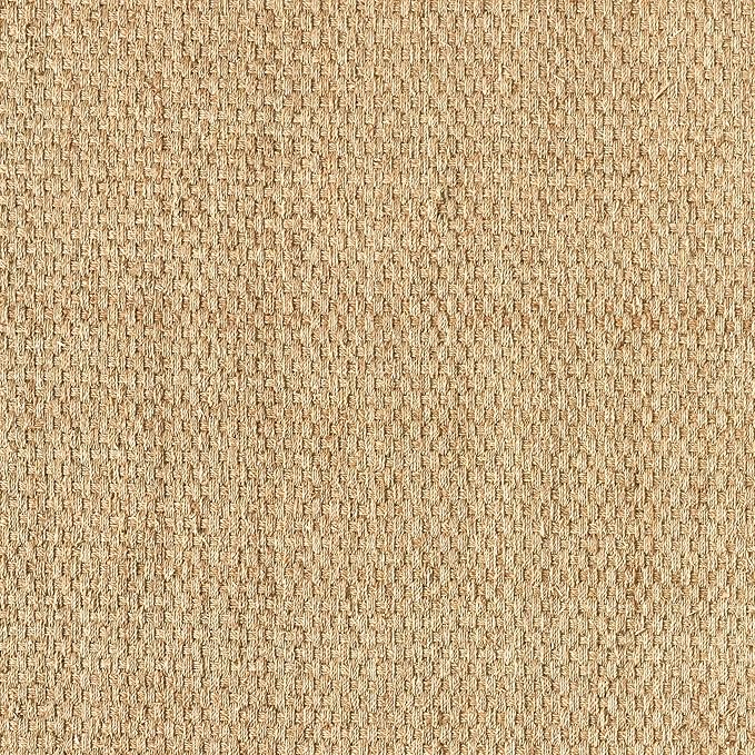 SAFAVIEH Area Rug 9x12 - Natural Fiber Collection - Large - Natural & Grey, Seagrass, Basketweave Pattern with Border (NF114P)