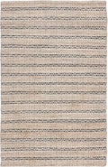 SAFAVIEH Natural Fiber Collection Area Rug - 6' x 9', Black & Natural, Handmade Flat Weave Stripe Jute & Cotton Jute, Ideal for High Traffic Areas in Living Room, Bedroom (NFB655Z)