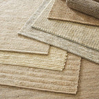 Dash & Albert Simba Ivory Handwoven Jute Rug, 9.5 X 13.5 Feet, Ivory Solid Pattern