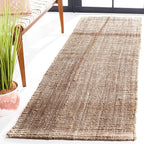 SAFAVIEH Natural Fiber Collection Runner Rug - 2'3" x 7', Grey, Handmade Farmhouse Country Boho Rustic Jute, Ideal for High Traffic Areas in Living Room, Bedroom (NF808F)