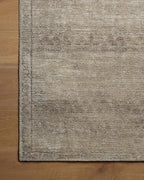 Loloi Amber Lewis Cambria Collection CBR-01 Ash/Bark 10'-0" x 14'-0" Area Rug Jute, Neutral, Vintage Style, Antique Tone, Living, Bedroom, Dining, Carpet