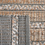 SAFAVIEH Natural Fiber Collection Accent Rug - 3' x 5', Olive & Natural, Handmade Flat Weave Stripe Jute & Cotton Jute, Ideal for High Traffic Areas in Entryway, Living Room, Bedroom (NFB655X)