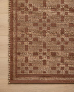 Loloi Chris Loves Julia Judy Collection JUD-07 Natural/Spice 5'-0" x 7'-6" Area Rug