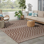 Nourison Home Positano Natural 8' x 10' Area Rug - Easy Clean, Non Shedding, Bed Room, Living Room, Dining Room, Kitchen (8' x 10')