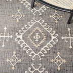 SAFAVIEH Kilim Collection Runner Rug - 2'3" x 13', Black & Ivory, Handmade Flat Weave Jute, Ideal for High Traffic Areas in Living Room, Bedroom (KLM762Z)