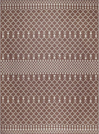 Nourison Home Positano Natural 9' x 12' Area Rug - Easy Clean, Non Shedding, Bed Room, Living Room, Dining Room, Kitchen (9' x 12')